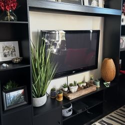 MOVING SALE - Almost New Media Entertainment Unit with TV