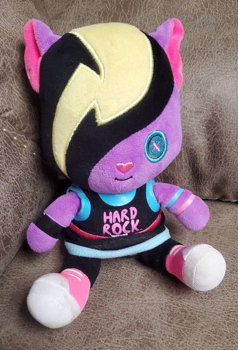 Hard Rock Roxtars Styler 6" Beanbag Plush Colorful 2014 Souvenir Doll