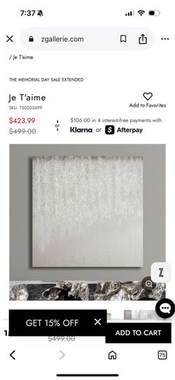 Z gallery shimmery textured wall art