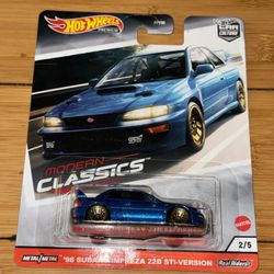 Hot Wheels Subaru 22B STI Modern Classics 
