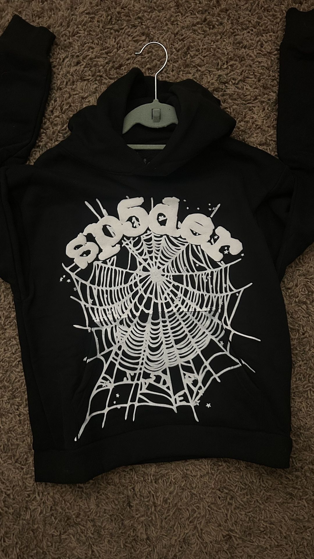 Black Sp5der Hoodie 