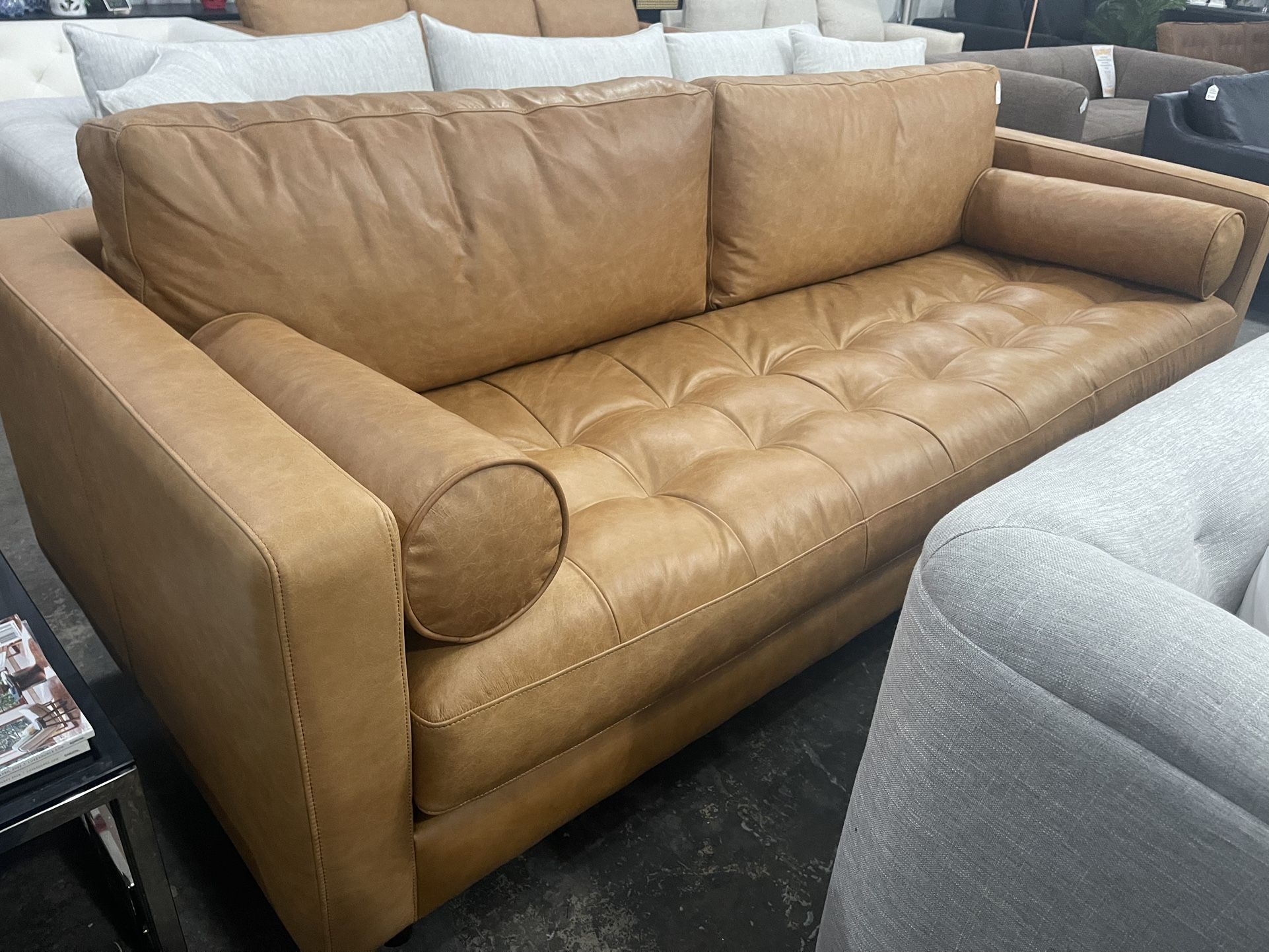 New Genuine Leather Sofa Delivery Available 