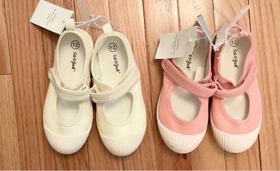 2 New toddler girls shoes-size 12