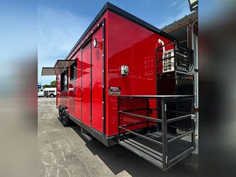 2025 NURMAN 8X20 KLC FOOD TRUCK TRAILER RED