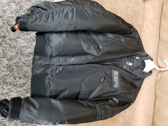 New Size Large motor cycle jacket.