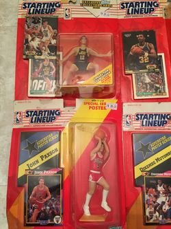 Basketball starting lineup figures
