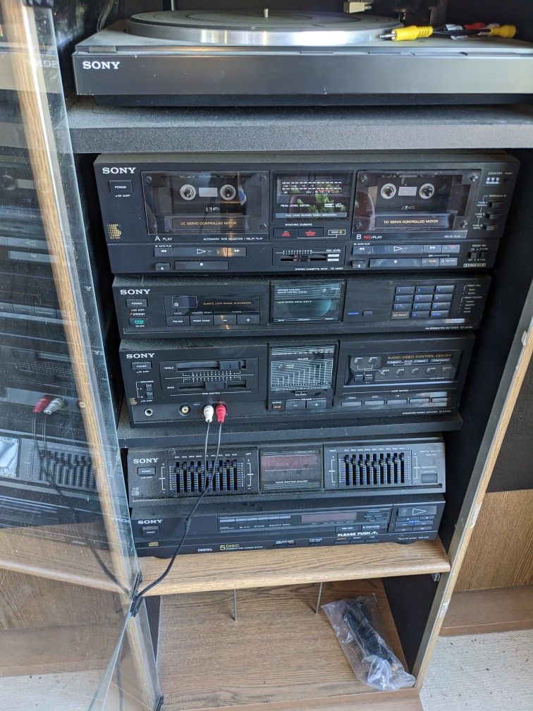 1980s Sony Home Stereo System Accepting Offers