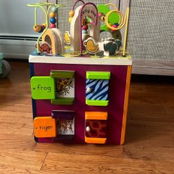 B. Toys Wooden Activity Cube