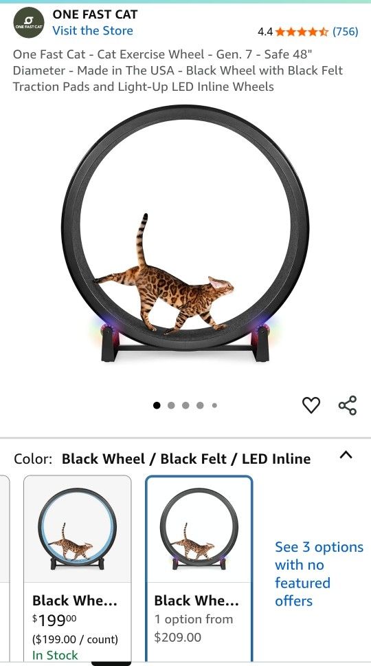 BRAND NEW CAT RUNNING WHEEL