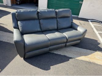 Leather Recliner Sofa