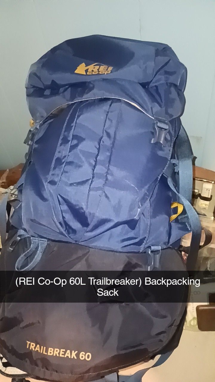 REI 60L Backpacking Pack + REI 3 Person Dome Tent 