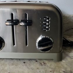 Cuisinart Stsinless Steel Toaster- Like New