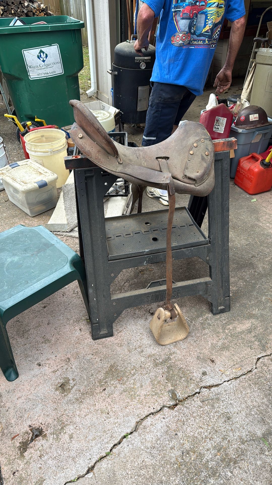Antique Old Horse Saddle