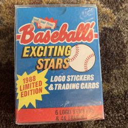 Baseball Cards.. 1987, 1988