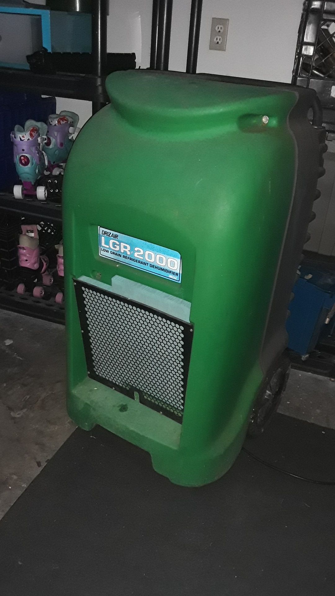 drizair lgr 2000 low grain refrigerant dehumidifier
