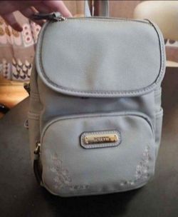New Rosetti Embroidered Hydro Blue Tinley 10.5" Backpack Purse