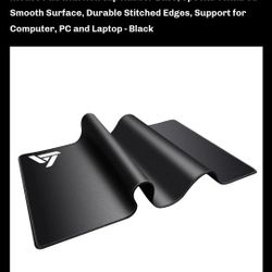 Extended Length Black Gaming Mouse Pad 31.5×15.75
