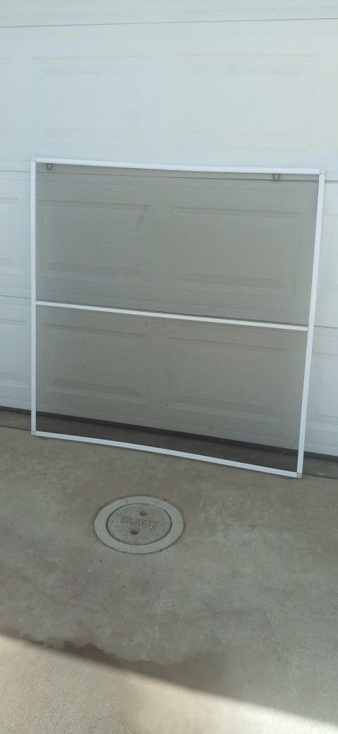 Brand New Window Screen And Frame With Crossbar