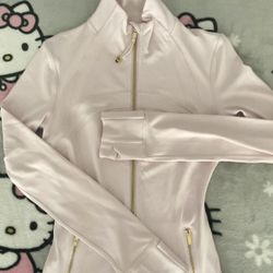 Pink Lululemon Define Jacket Gold Zipper
