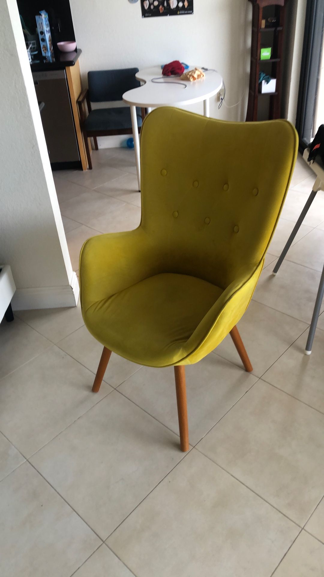 Brazil Chair Yellow Luxury