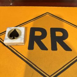 Spade Marble Desk Piece