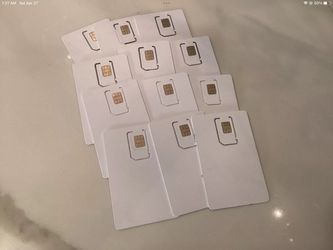 SIM cards for Mexico use, includes 6 months of unlimited talk & text with 5gb data