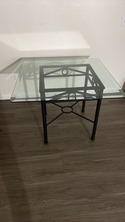 Glass table
