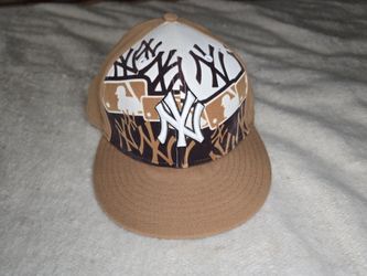 Vintage new york yankees m l b New era fitted hat  7-1/2