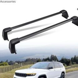 Crossbars Fit for 2021-2024 Jeep Grand Cherokee L and 2022-2024 Grand Cherokee WL Roof Rack Cross Bars