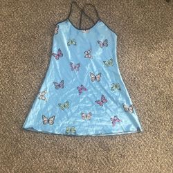 Blue Butterfly Nightgown 