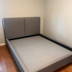 Living spaces - Queen Bed Frame - Grey