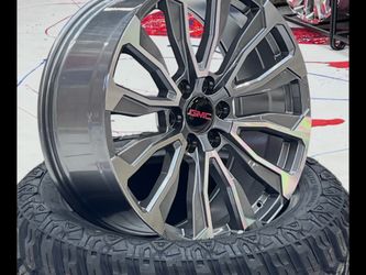 22x9 Oem Chevy AT4  High country  Ultimate wheel —-$895 wheel exhange  &0 down  6x139  Cadillac model floating caps  $995 exhange wheel