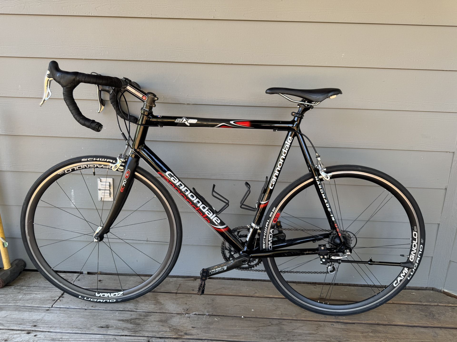 Cannondale Six13 Road Bike – 60 cm – Carbon/Aluminum Hybrid – Campagnolo & Dura-Ace