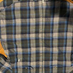 Vans Xxl New Long Sleeve Nice Plaid Flannel