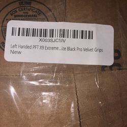 Left Handed PFT X9 Extreme...ize Black Pro Velvet Grips