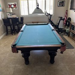Pool table and accessories