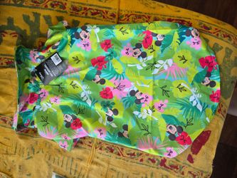 Disney x Chewy Mickey Mouse Hawaiian Dog Shirts – Size Large (Set of 2 / NWT)