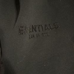 Black Eessentials Sweatpants 