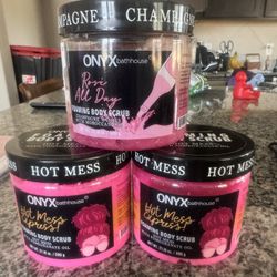 Onyx Foaming Body Scrubs