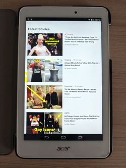 Acer Iconia Tab 8 with case