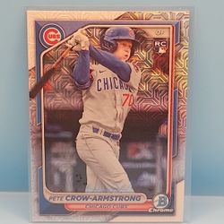 2024 Bowman Chrome Pete Crow Armstrong  Mojo