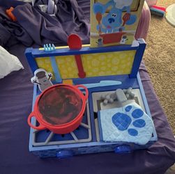 Blue's Clues Wooden Play Kitchen Set