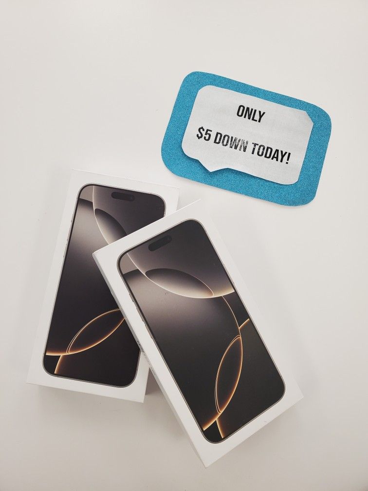 ๐ Only $5 DOWN, Finance Your Upgrade Today! ๐ฅ Unlocked iPhone 16 Pro Max