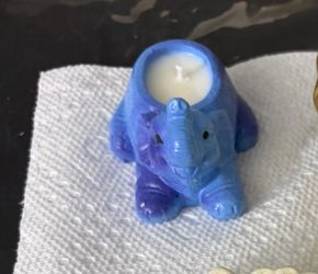 Elephant scented candle