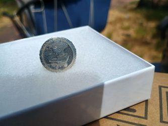 Trade - VTG Aztec  Mayan Warrior Ring - Sterling Silver - Only one in Existence