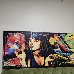 Pulp Fiction 3 Part Art 