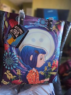 Loungefly Coraline Glow in the Dark Tote Bag