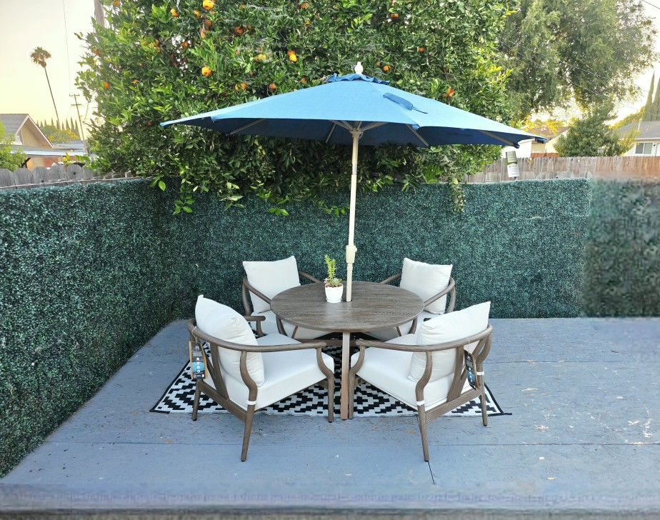 🛋️ Neuwood Luxury Ming 5-Piece Chat Set Outdoor/ Indoor Patio