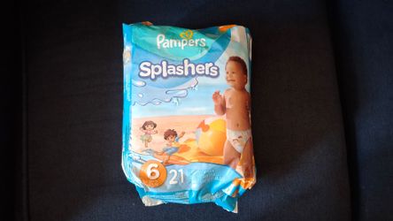 NEW Pampers Splashers disposable swim pant - size 6