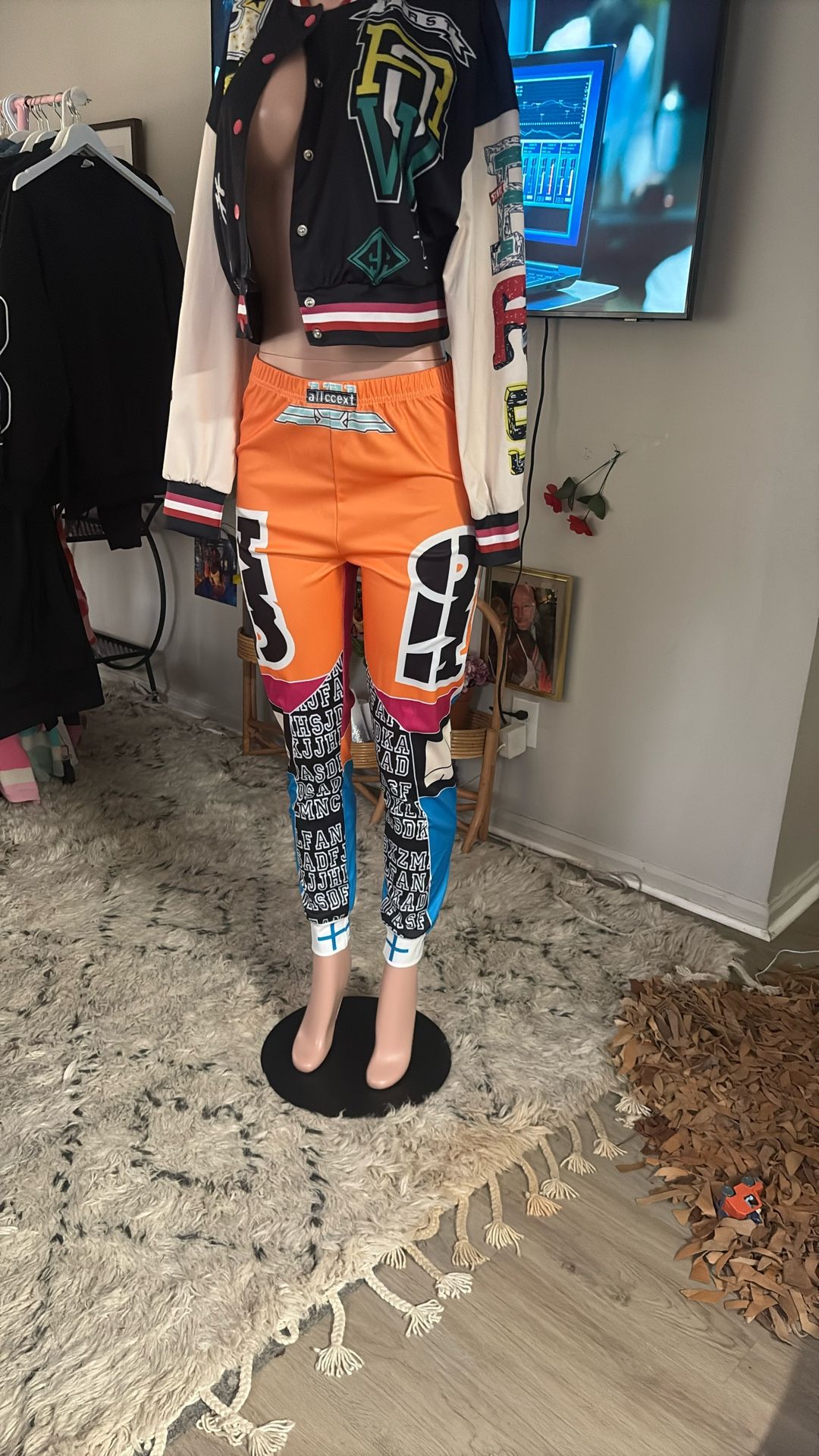 Bold Print Streetwear Jogger